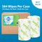 Touch Point TouchPoint Personal Care Washcloths Junior Roll, 2 Rolls x192 Wipes (8”x12”) 22192TP - alternate 3